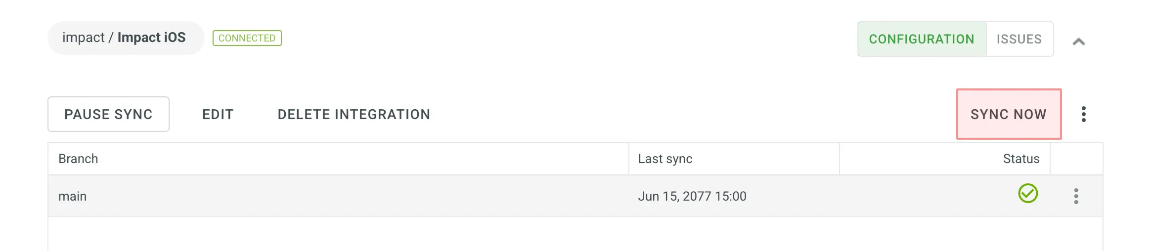 Bitbucket jetzt synchronisieren